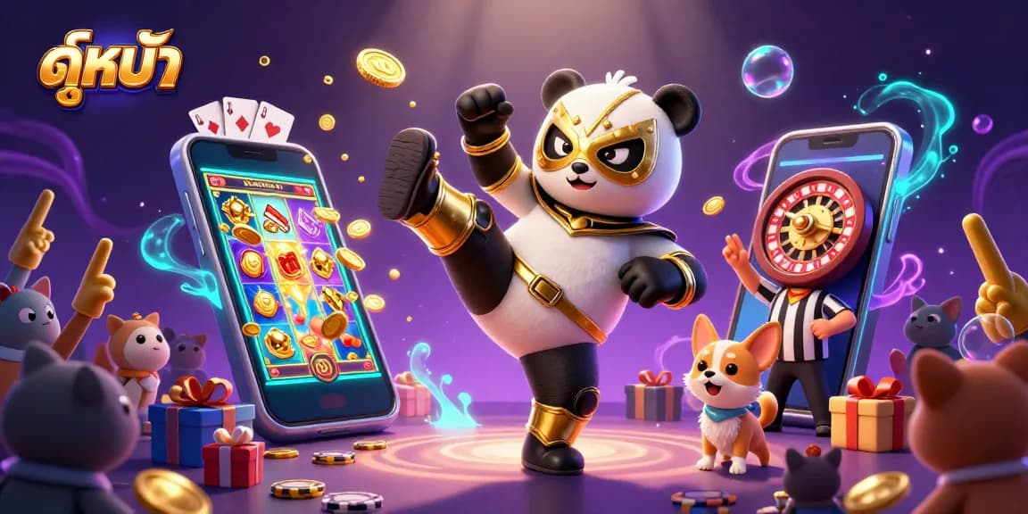 ดูหนังในรูปแบบการ์ตูน 3D ที่น่าตื่นเต้นแสดงถึงการต่อสู้ในคาสิโน