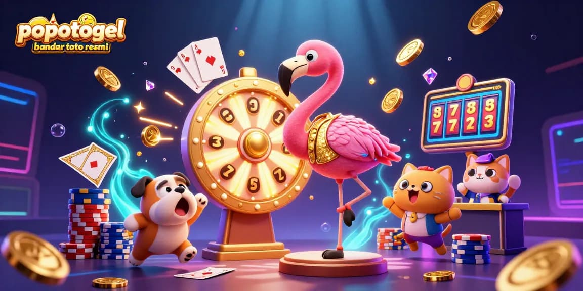 Experience the thrill of popotogel bandar toto resmi with vibrant game elements, characters, and exciting visuals.