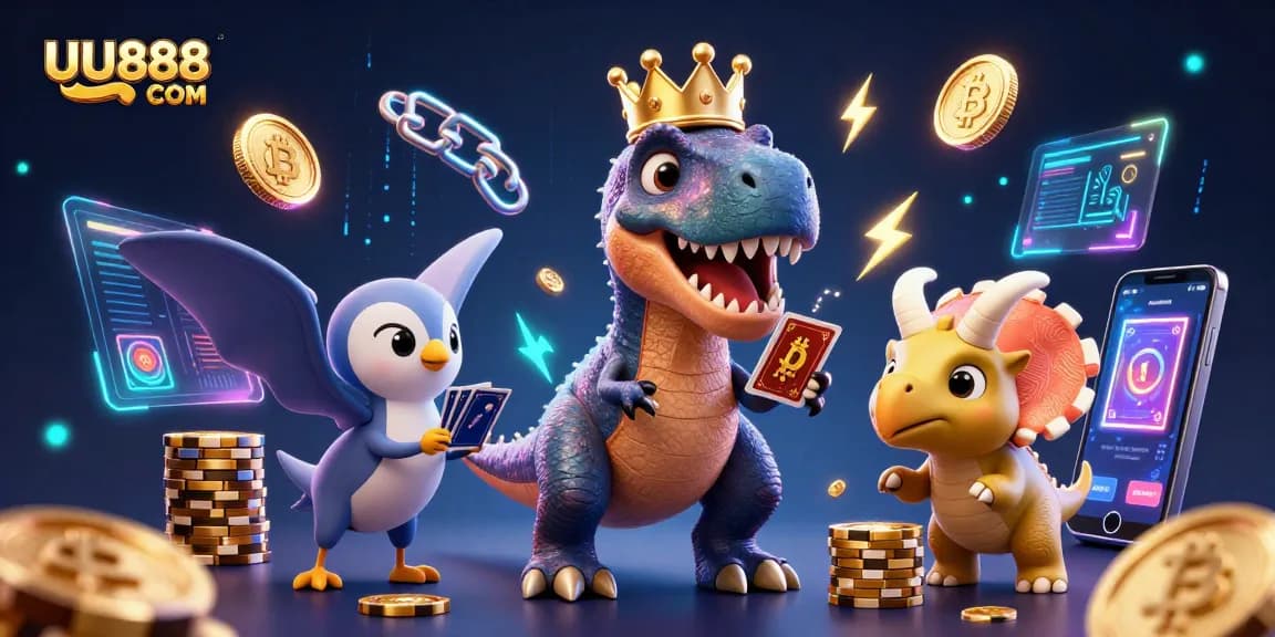 Experience thrilling gaming with UU888 COM in a dynamic cartoon casino world.