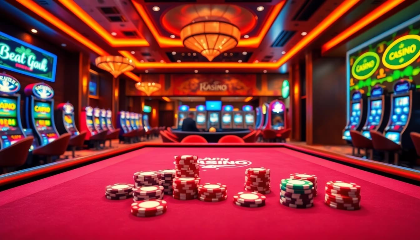 Rasakan keseruan di kasino bbni4d dengan permainan meja yang glamor dan suasana yang mewah.