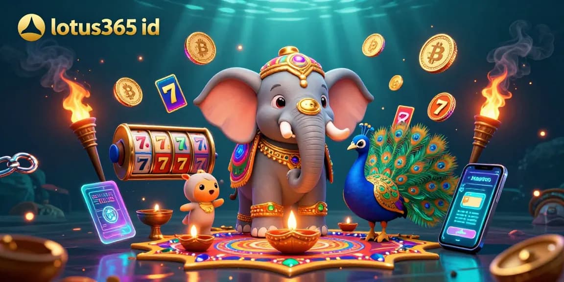 Experience the excitement with lotus365 id in a vibrant casino scene featuring colorful characters and dynamic elements.