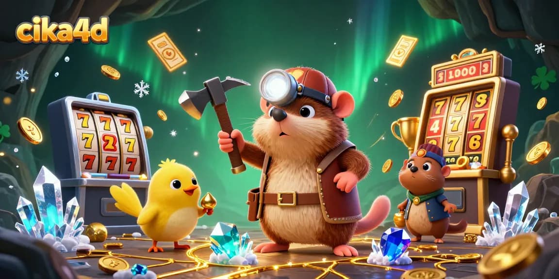Engage in thrilling games at cika4d with dynamic slot reels and golden treasures.