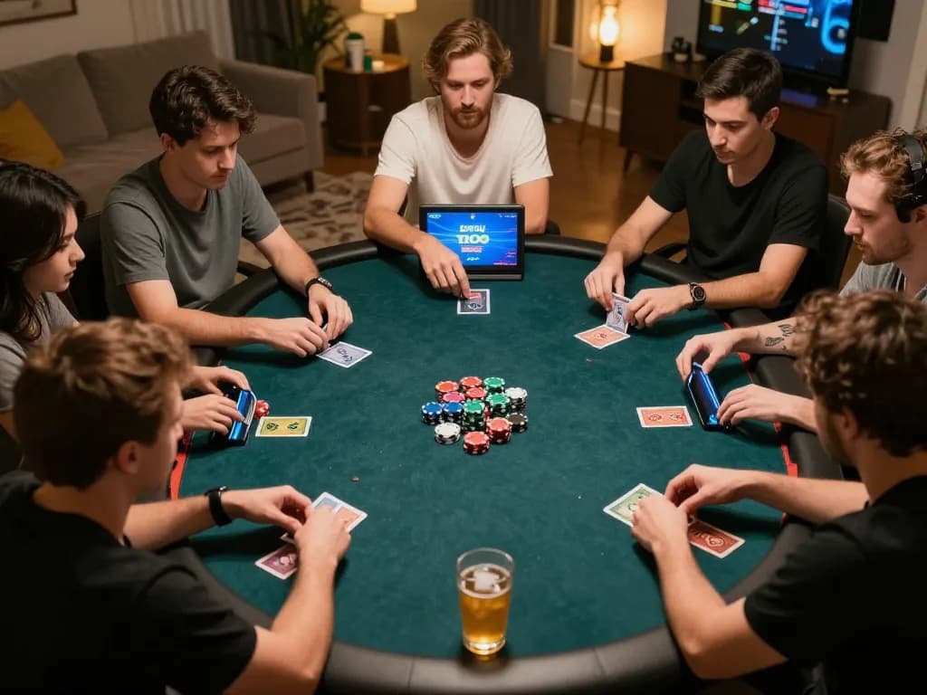 Rasakan gameplay poker online yang mendebarkan dengan bintangmpo yang meningkatkan taruhan strategis di rumah.