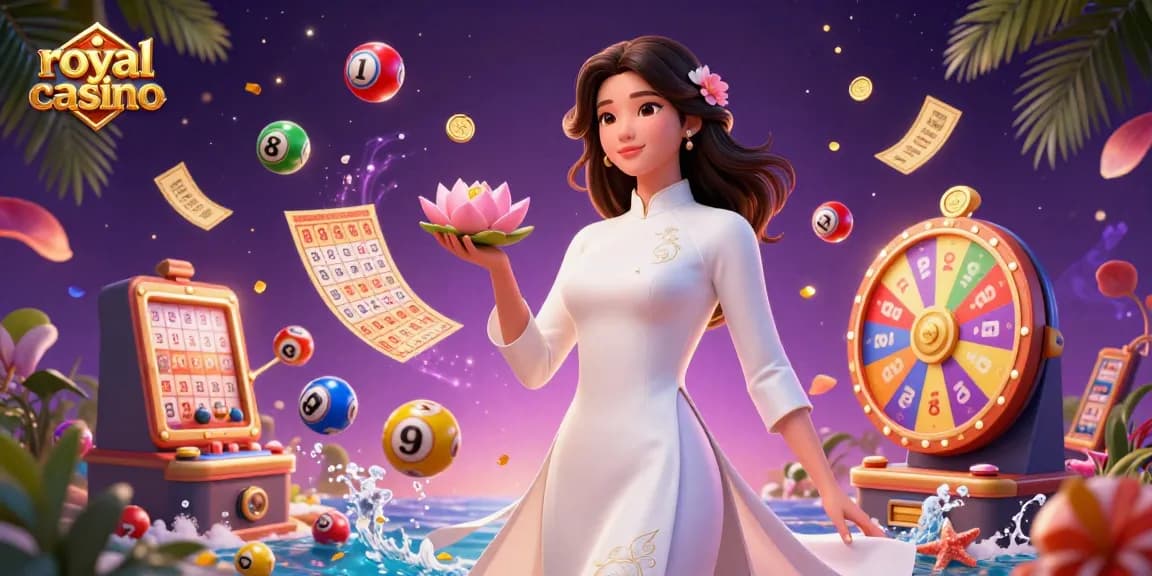 Experience thrilling games at royal casino with vibrant lottery elements and stunning visuals.