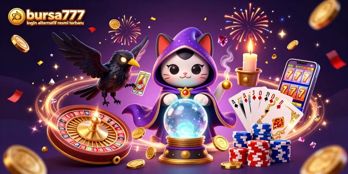 Play exciting slots and win big with bursa777 login alternatif resmi terbaru in this immersive 3D illustration.