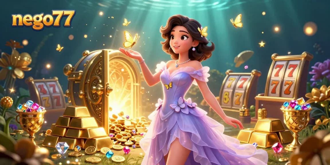 Nego77 offers exciting slots with thrilling jackpots, featuring stunning 3D casino art.