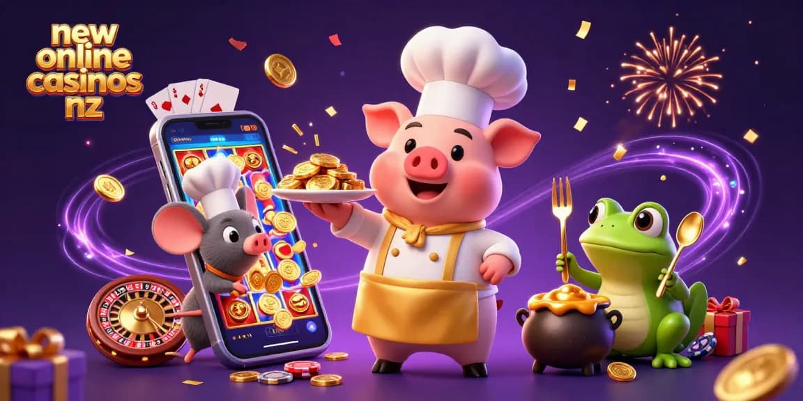 Celebrate with the chef pig at new online casinos nz as golden coins and vibrant games come to life.