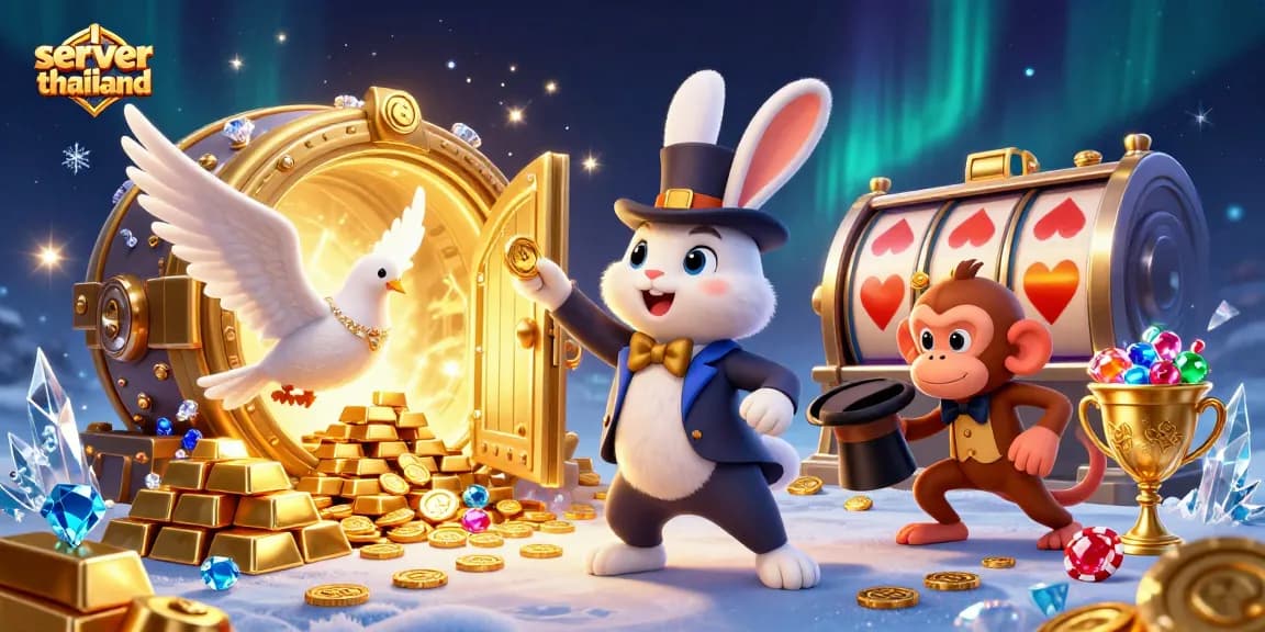 Increase your winnings at server thailand slots with 3D whimsical characters capturing the casino thrill.