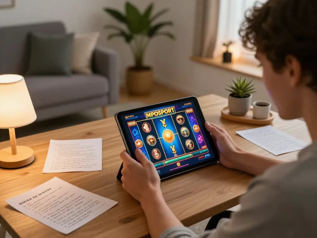 Playing MPOSPORT Slot on the tablet highlights fast-paced gaming experience at home on the website tonysitaliancuisine
