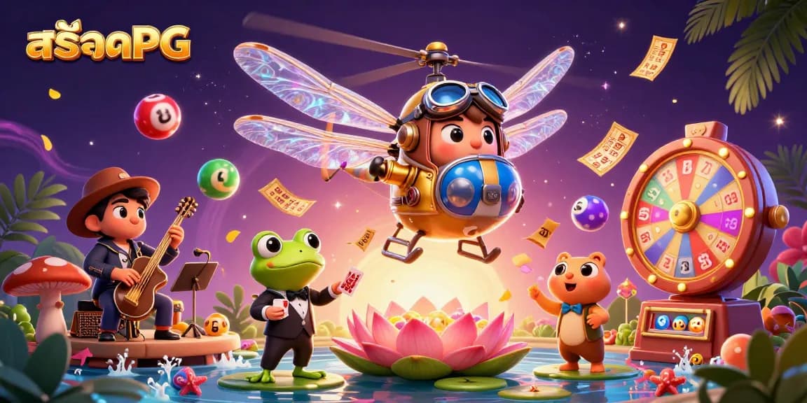 เล่นสล็อตPG ในคาสิโนออนไลน์ที่น่าตื่นเต้นกับการ์ตูน 3D