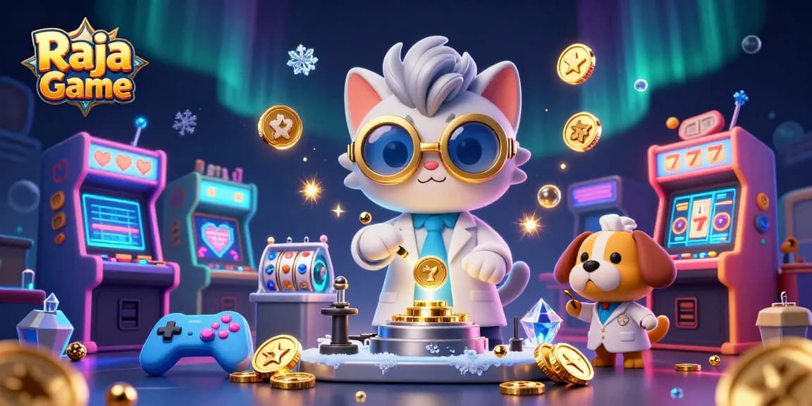Engage in thrilling gameplay with Raja Game, featuring vibrant colors and dynamic casino action.