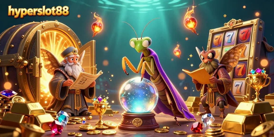 Experience the excitement of hyperslot88 with engaging slot reels and vibrant 3D characters.