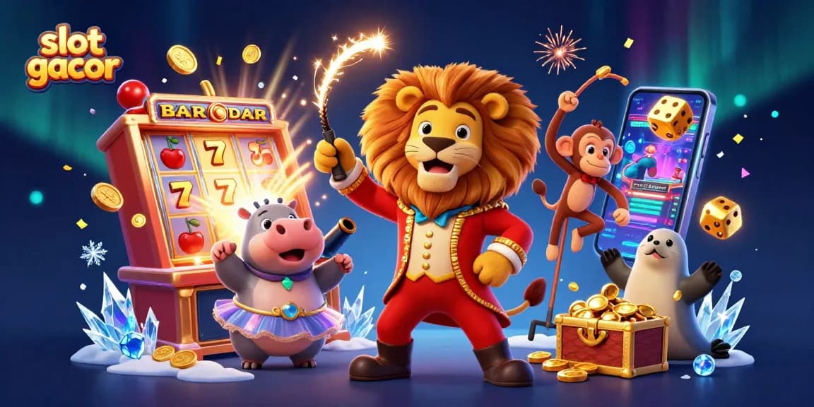 Experience thrilling gameplay with slot gacor featuring colorful characters and exciting jackpot elements.