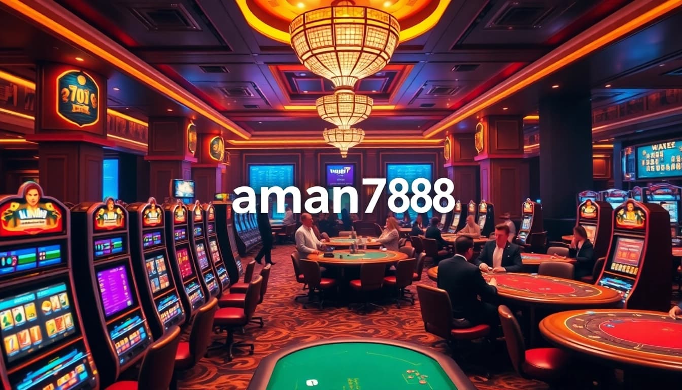 Sebuah adegan mendebarkan pemain yang menang di slot kasino online aman788, menunjukkan kegembiraan dan keterlibatan.