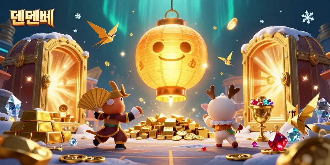 Win big with 텐텐벳 in this vibrant, magical casino scene filled with treasures and excitement.