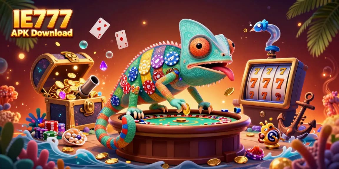 Experience thrilling gameplay with the IE777 APK Download amidst vibrant casino attractions.