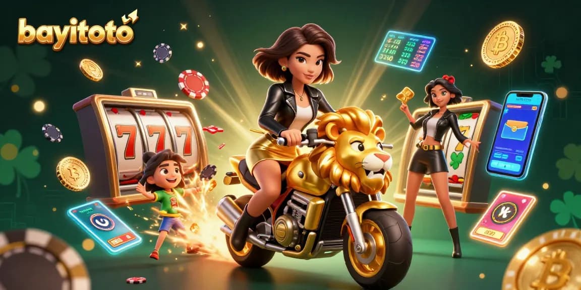 Engage with bayitoto by exploring thrilling slot games alongside a glamorous character.