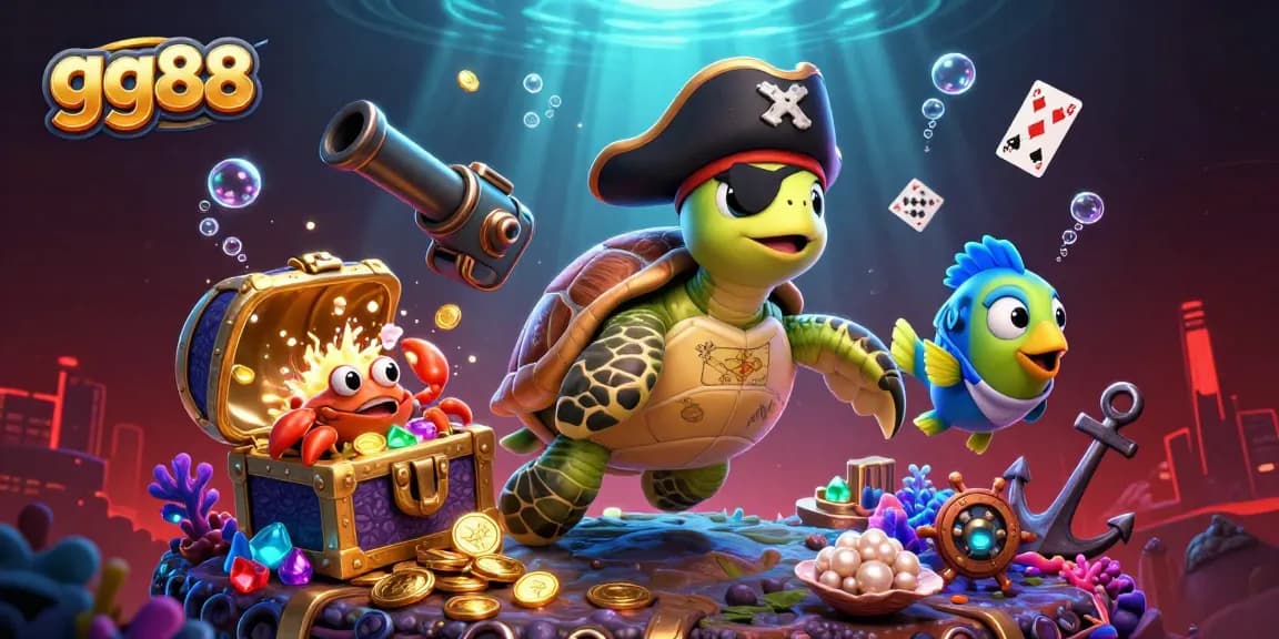 Engage with gg88 and dive into thrilling online gambling experiences with a vibrant underwater theme.