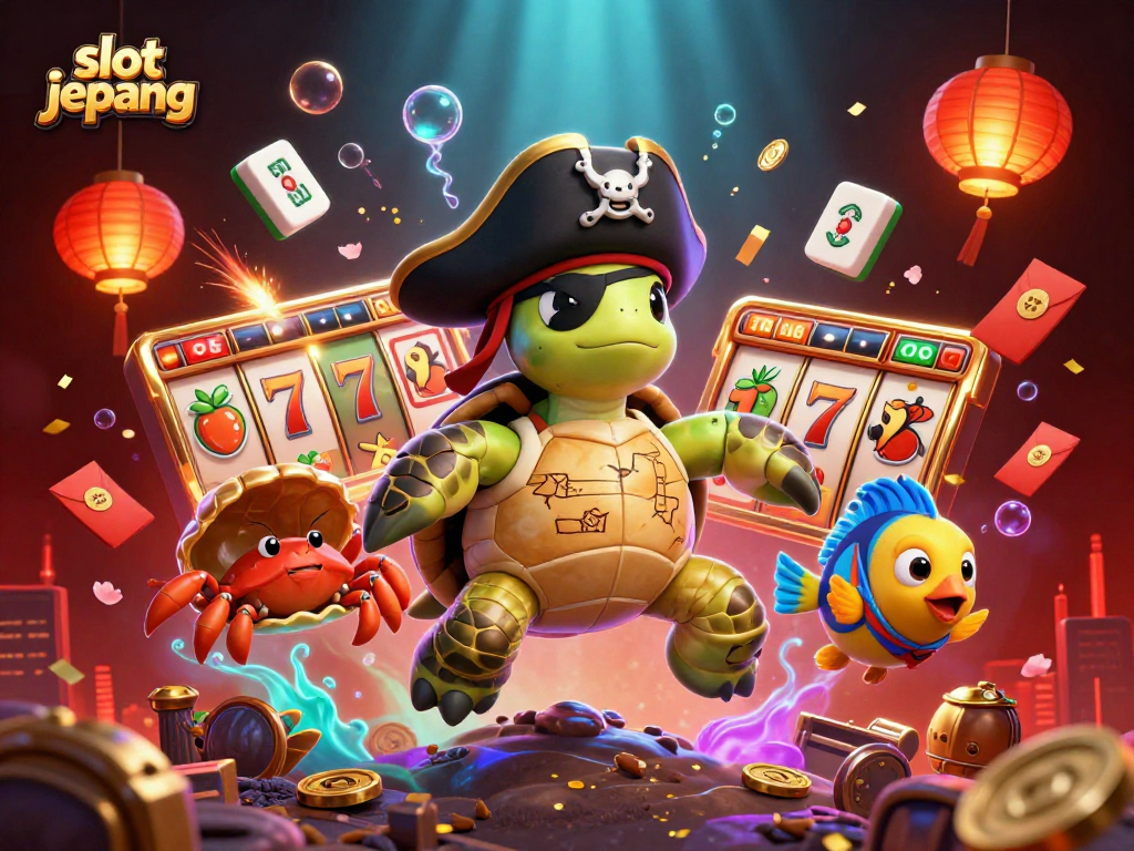 Spin the slot jepang reels with engaging characters enjoying an immersive gambling adventure.