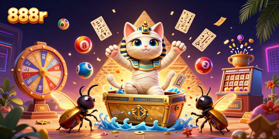 Experience thrilling moments at 888r casino with vibrant games and interactive characters.