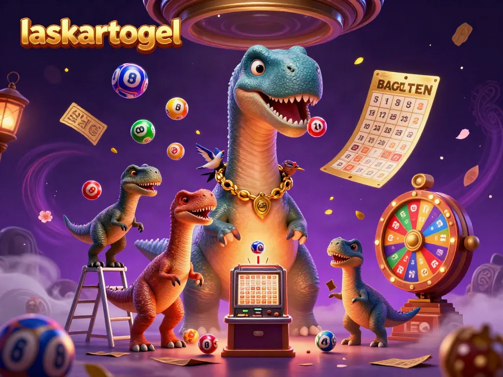 Interact with lively lottery elements at Laskartogel, featuring vibrant balls and dynamic action.