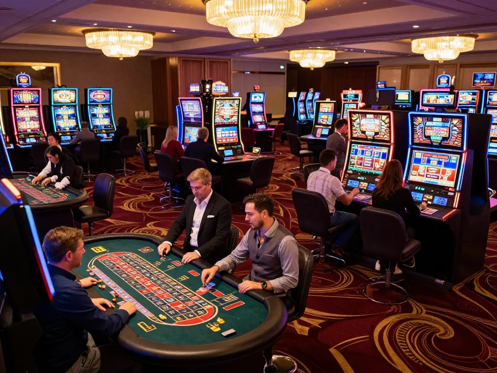 Players experiencing thrilling gameplay at the Sun Win casino, enhancing their gaming strategies.
