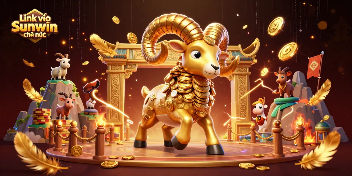 Experience the excitement at Link vào Sunwin chính thức with a vibrant 3D gaming scene.