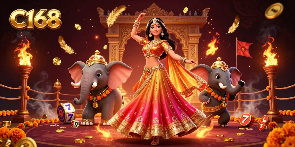 C168 enhances casino excitement with vibrant elements and characters, showcasing dynamic gaming atmosphere.