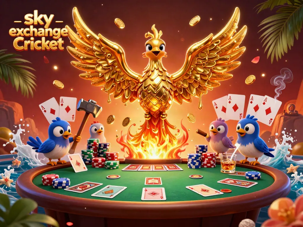 Engage with sky exchange Cricket by placing bets on dynamic games surrounded by vibrant casino elements.