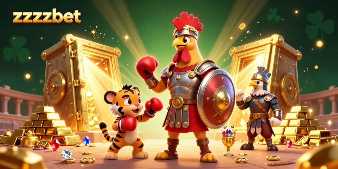 Experimente as promoções do zzzzbet em uma cena vibrante de cassino com muitos tesouros.