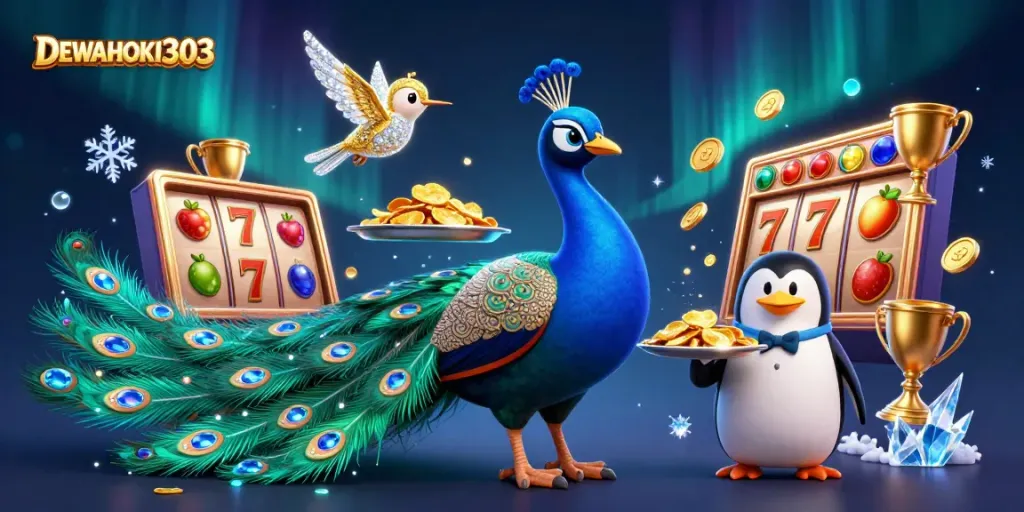 Dewahoki303 mengantarkan pengalaman bermain slot online, dengan simbol dan elemen permainan yang dinamis.