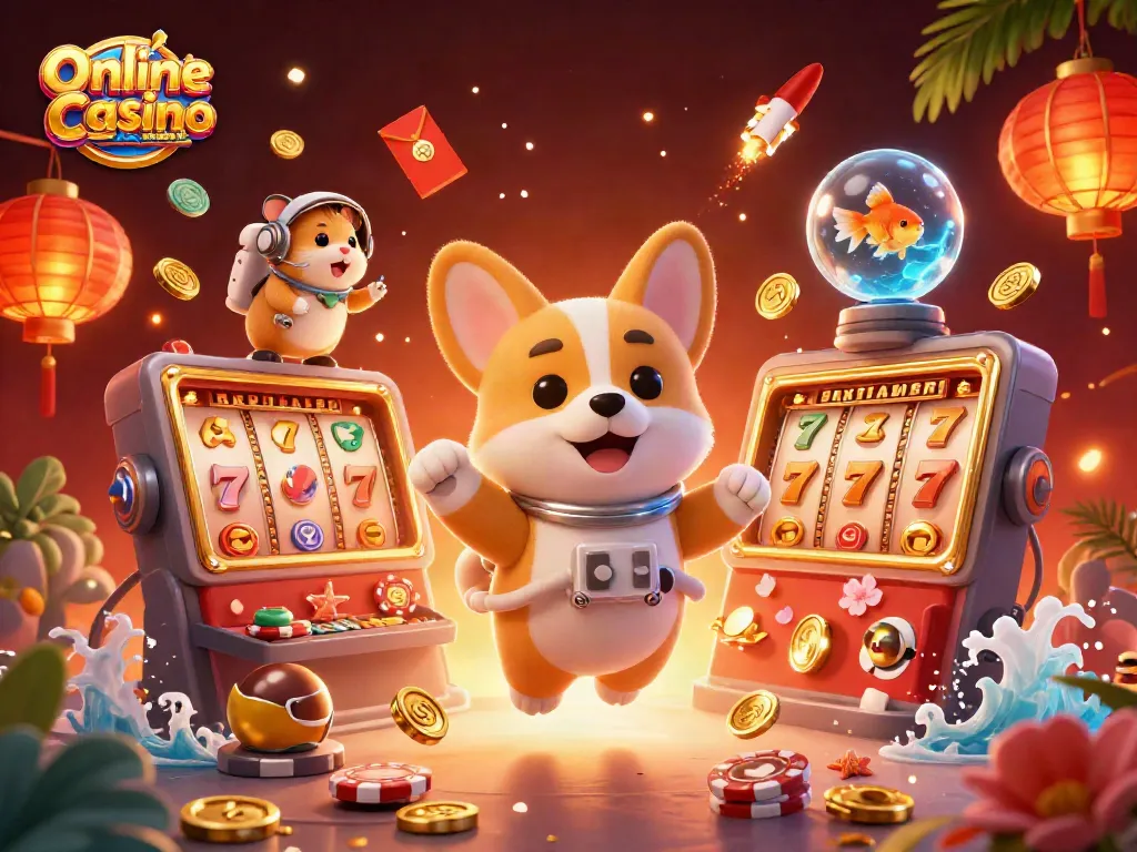 Experience thrilling games at Online Casino Alberta with this engaging 3D dynamic illustration.