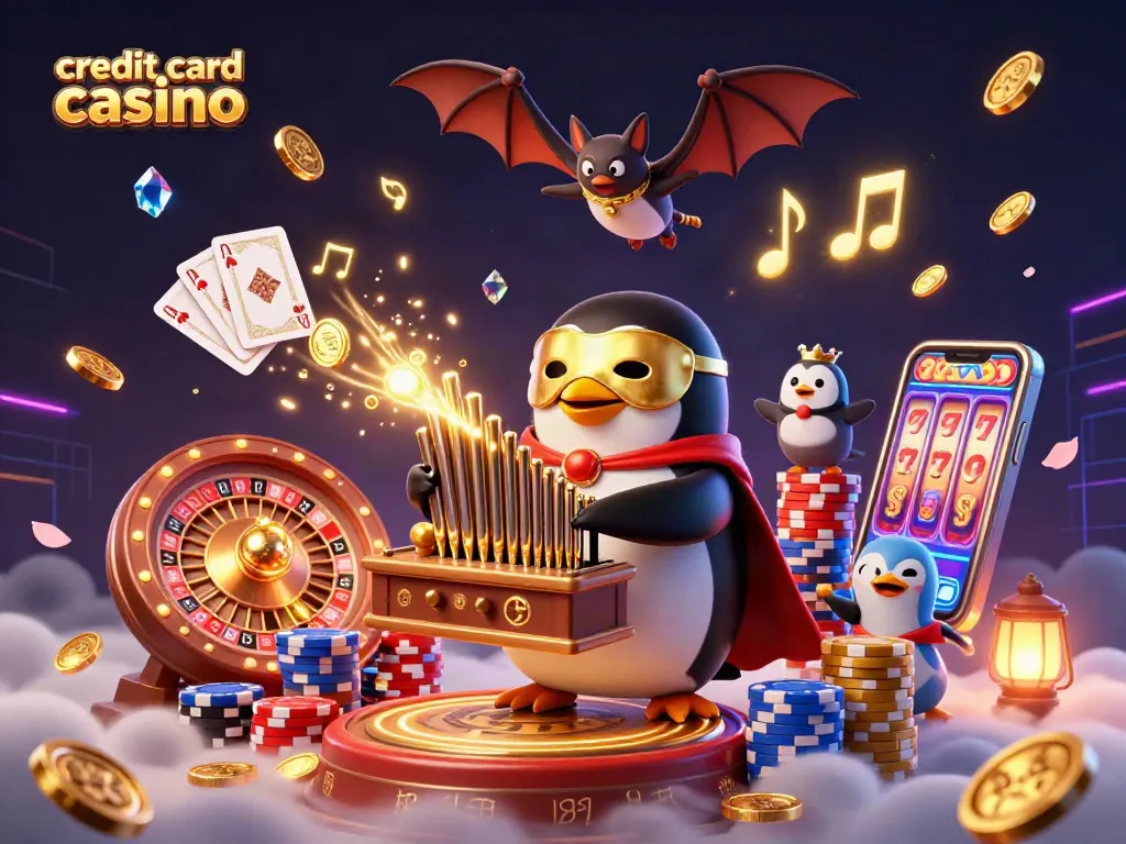 Experience thrilling gameplay at a credit card casino with spectacular illustrations and engaging characters.