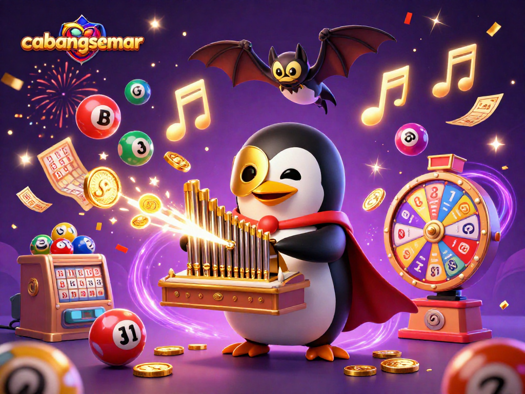 Cabangsemar menghadirkan permainan lotere dan bingo dengan suasana festival yang meriah.
