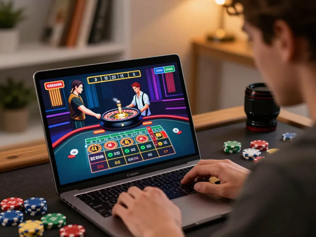 Berkontribusi pada permainan roulette di https://www.josephineinteriordesign.com/floating-beds/ yang menampilkan kegembiraan kasino online.