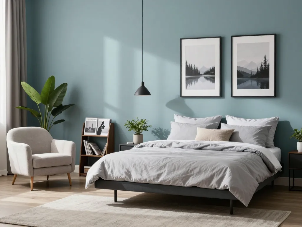 Stylish floating beds showcased in modern bedroom design at https://www.josephineinteriordesign.com/floating-beds/ with tranquil colors and natural light.
