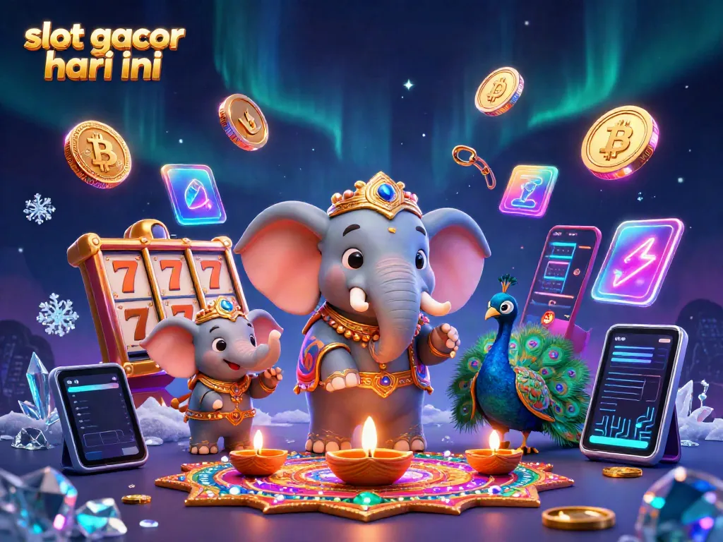 Menangkan jackpot di slot gacor hari ini dengan elemen teatrikal 3D yang penuh warna dan detail.