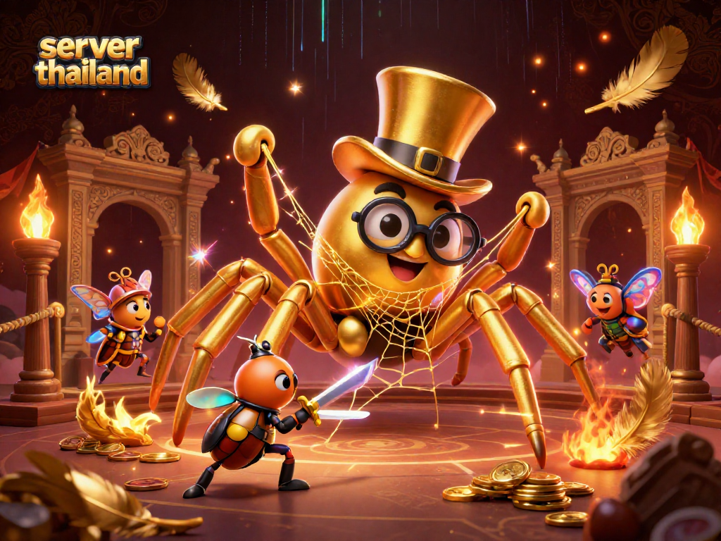 Engage in thrilling gameplay at server thailand with vibrant characters and dynamic casino elements.