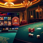 Engage in bk8 สมัครสมาชิก with a luxurious casino ambiance featuring games and poker chips.