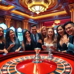 Players experiencing excitement at the so do casino while betting on roulette and slot machines.