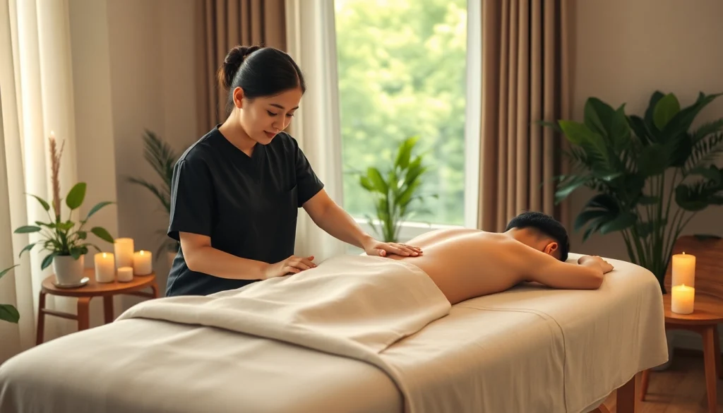평택출장마사지 service with a young female therapist creating a calming atmosphere for relaxation.
