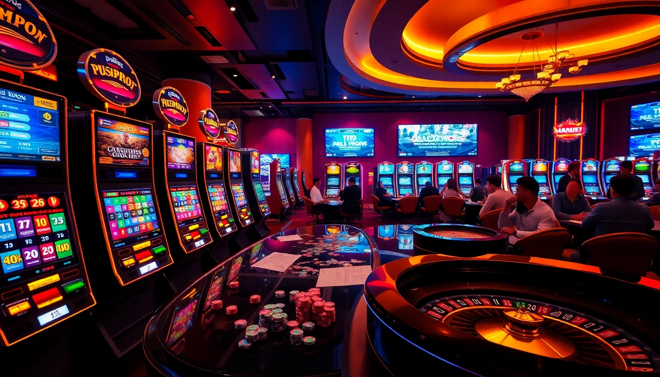 Nohudoithuong slot machine area showcasing vibrant gameplay and exciting betting opportunities.