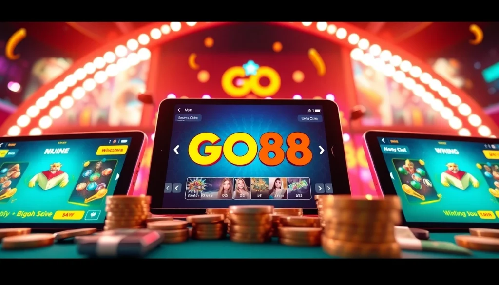Tải GO88 to join the vibrant world of online gaming with an exciting interface.