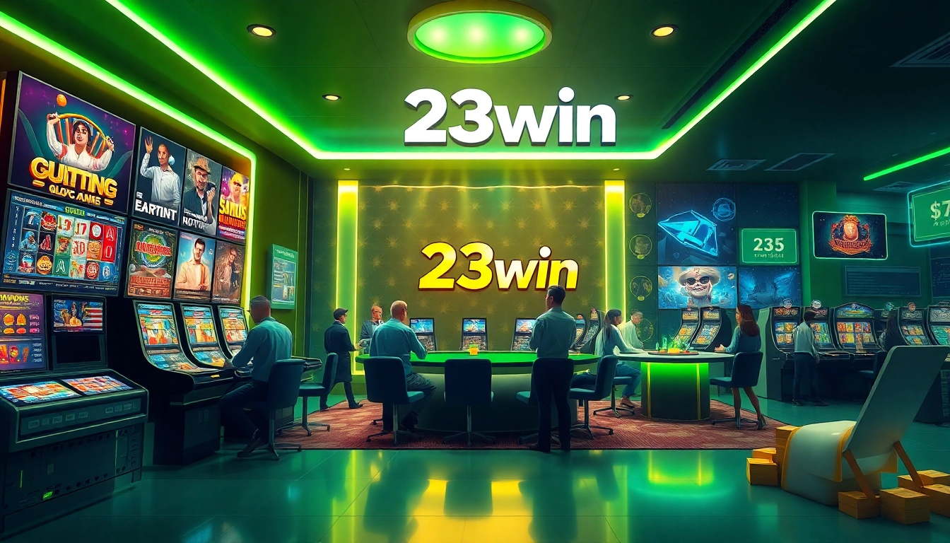 Experience the dynamic online casino atmosphere of 23win, featuring engaging games and promotions.