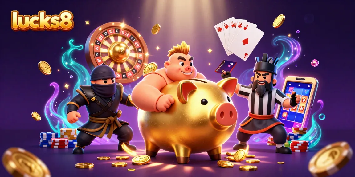 Win big at lucks8 with an exciting 3D casino showdown featuring unique characters and dynamic gaming elements.