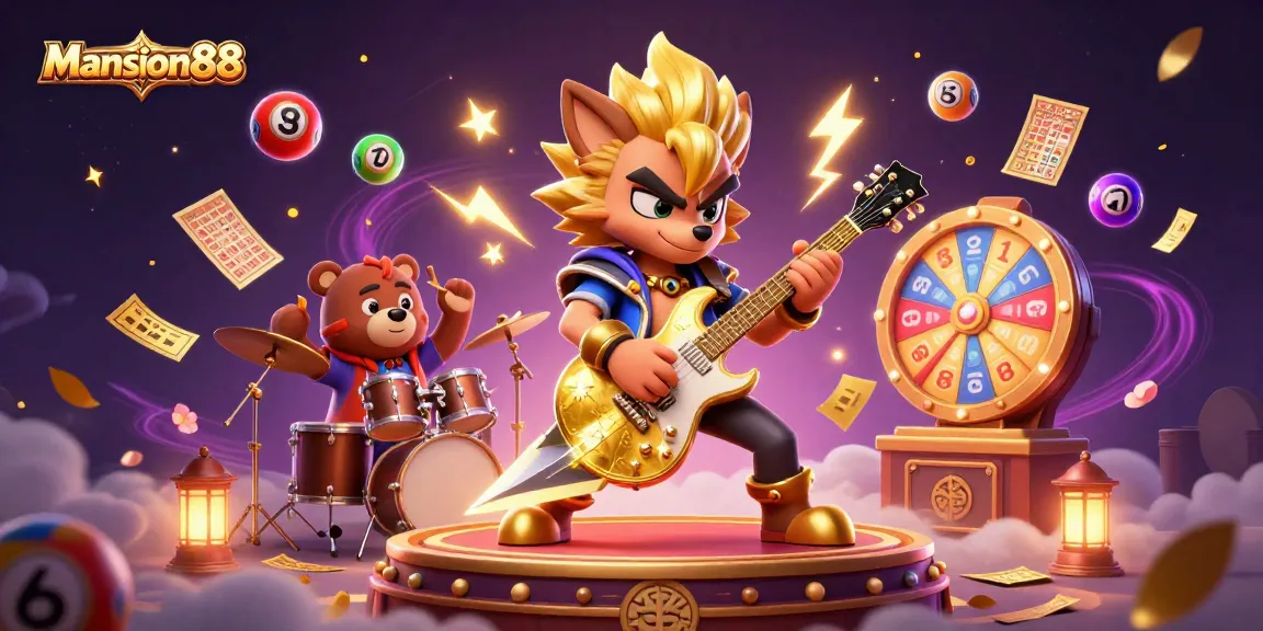 Experience Mansion88 with a vibrant casino scene filled with playful energy and exciting game elements.